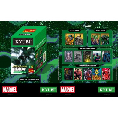 KYUBI 金屬收藏掛飾盲盒系列 第七彈 漫威超級反派(原盒5pcs)